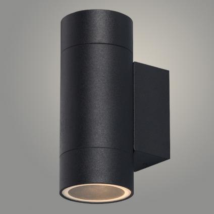 Светильник уличный настенный SJ20112-2W черный 2*GU10 h160, SHJ22